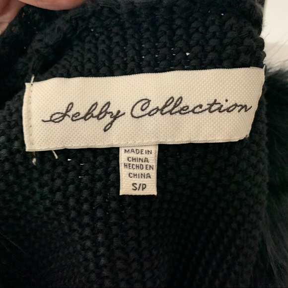 NWT | Shelly Collection | Black Faux Fur Vest | Sz S - Picture 14 of 16